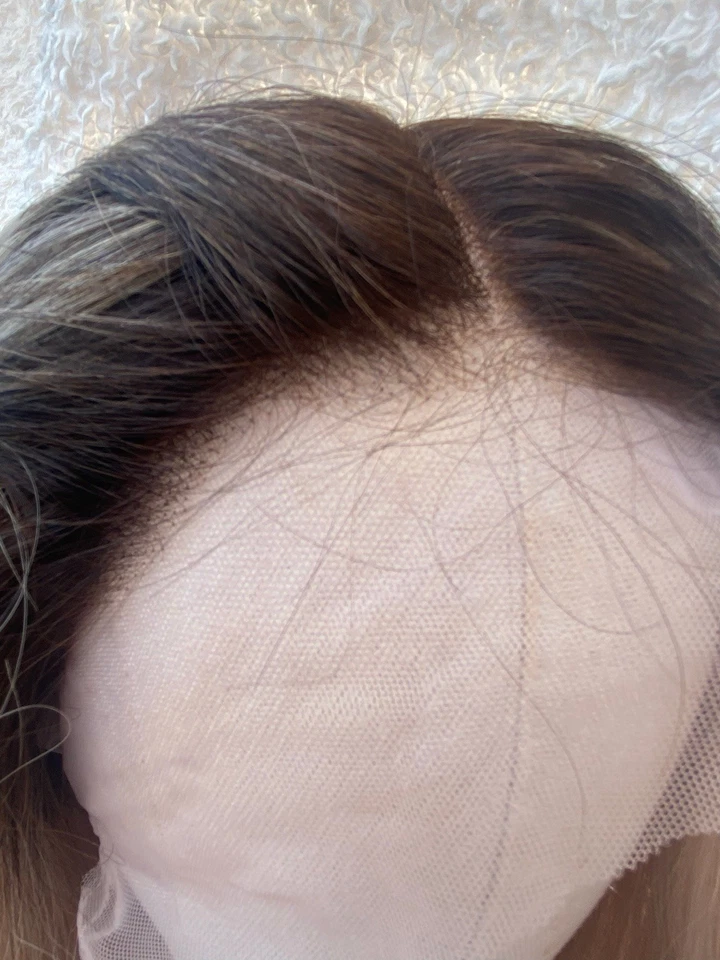 Hand Tied Human Hair Wig - Blonde - Image 2 of 4