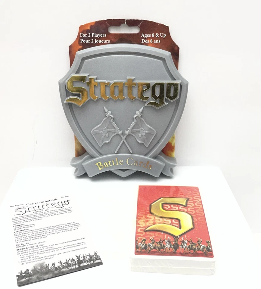 STRATEGO BATTLE CARDS STRATEGY TRAVEL EDITION GAME 2 PLAYERS AGES 8 & UP NOB - Image 3 of 4