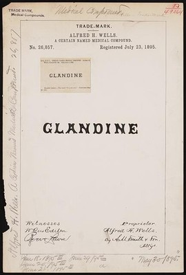 Photo:Alfred H. Wells for Glandine brand A Certain Named Medical Compound