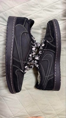 (ASK availability) NIKE Travis Scott AIR JORDAN 1 LOW BLACK Phantom US8