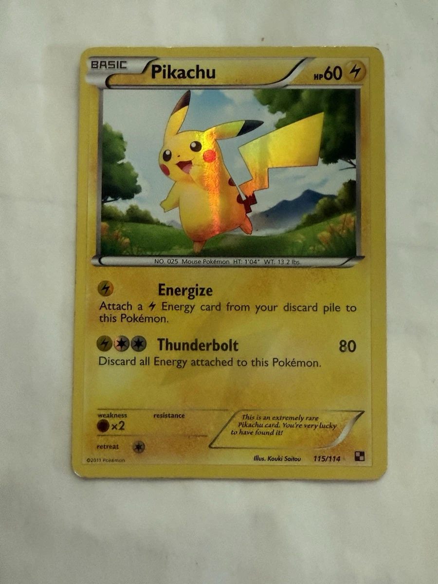 Pikachu Pokmon TCG Secret Rare Black & White Individual Trading Card Games for sale | eBay Pikachu Pokmon TCG Secret Rare Black & White Individual Trading Card Games for sale | eBay
