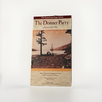 The Donner Party A Documentary Film VHS Video Ric Burns