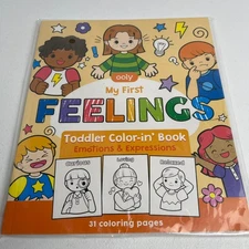OOLY - My First Feelings - Toddler Color-in Book - Emotions & Expressions