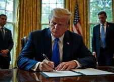 Donald  Trump Oval Office AI Generated Photo MAGA White House, USA 8X10 Print