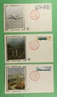 DR WHO 1980 CHINA PRC 3 FDC MAIL TRANSPORTATION Z SILK CACHET R64571