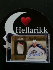 2015-16 Josh Anderson Fleer /499 Hot Prospects Rookie Patch Auto #177 Canadiens 