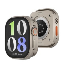 3 in 1 Metal Case Screen Protector Cover for Apple Watch Ultra 3/Ultra 2/Ultr...
