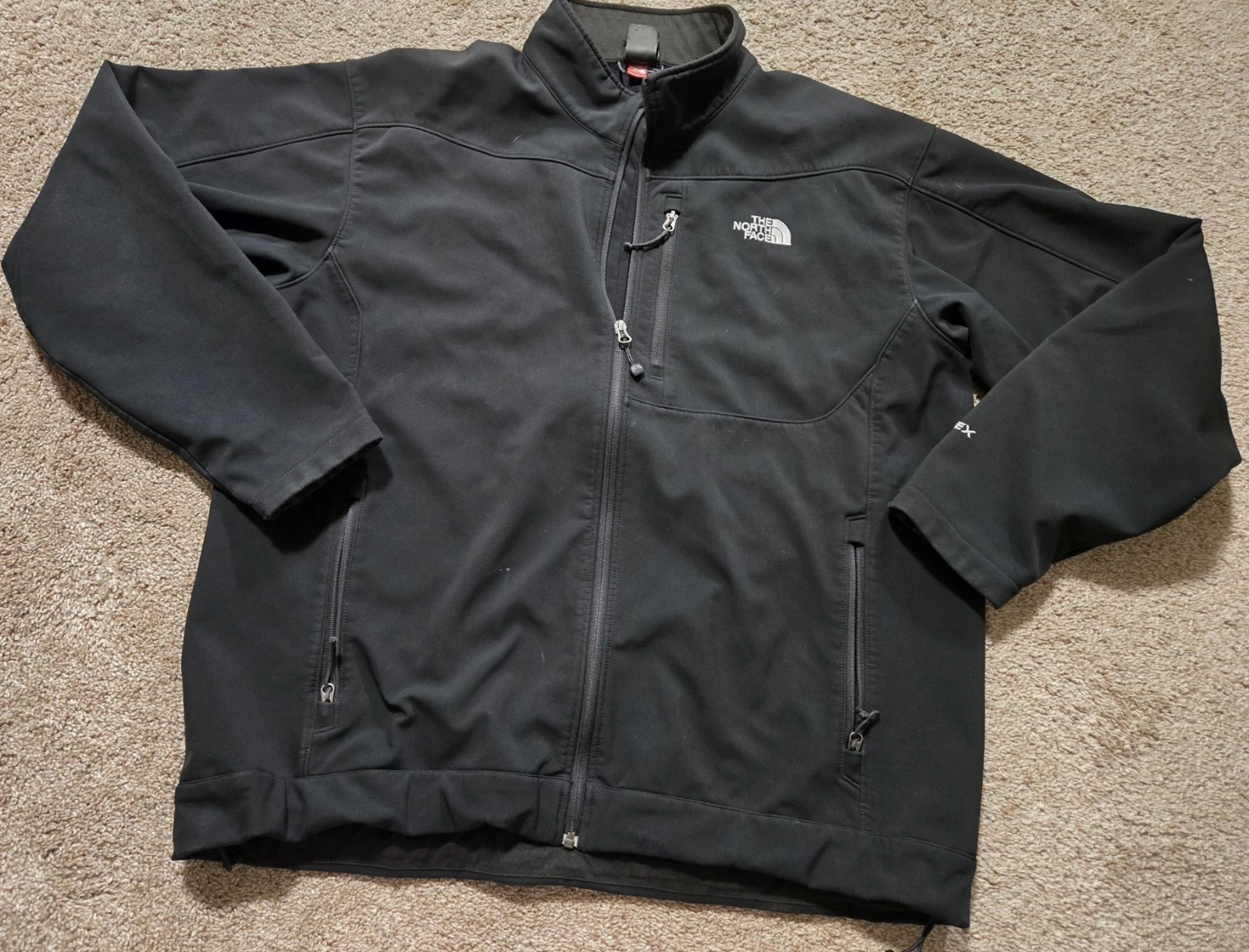 The North Face Apex Softshell Jacket Black Men’s Medium? No Tags Water Resistant