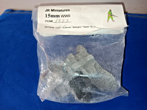 JR Miniatures, 15mm WWII, Item #1527 - Ruined Farmhouse, 2 in Bag
