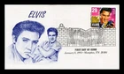 DR JIM STAMPS US COVER ELVIS PRESLEY LEGENDS OF MUSIC FDC GLEN CACHET