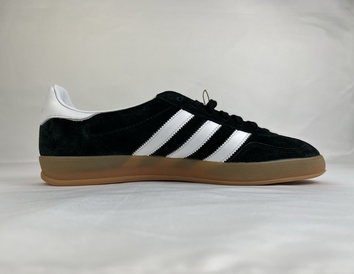 Size Adidas Gazelle Indoor Black White Gum for sale online