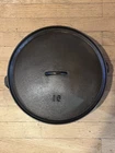 Vintage Lodge 16” Camp Dutch Oven Rare USA Cast Iron