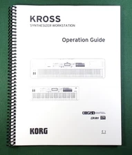 Korg Kross Instruction Manual: 152 Pages & Protective Covers!