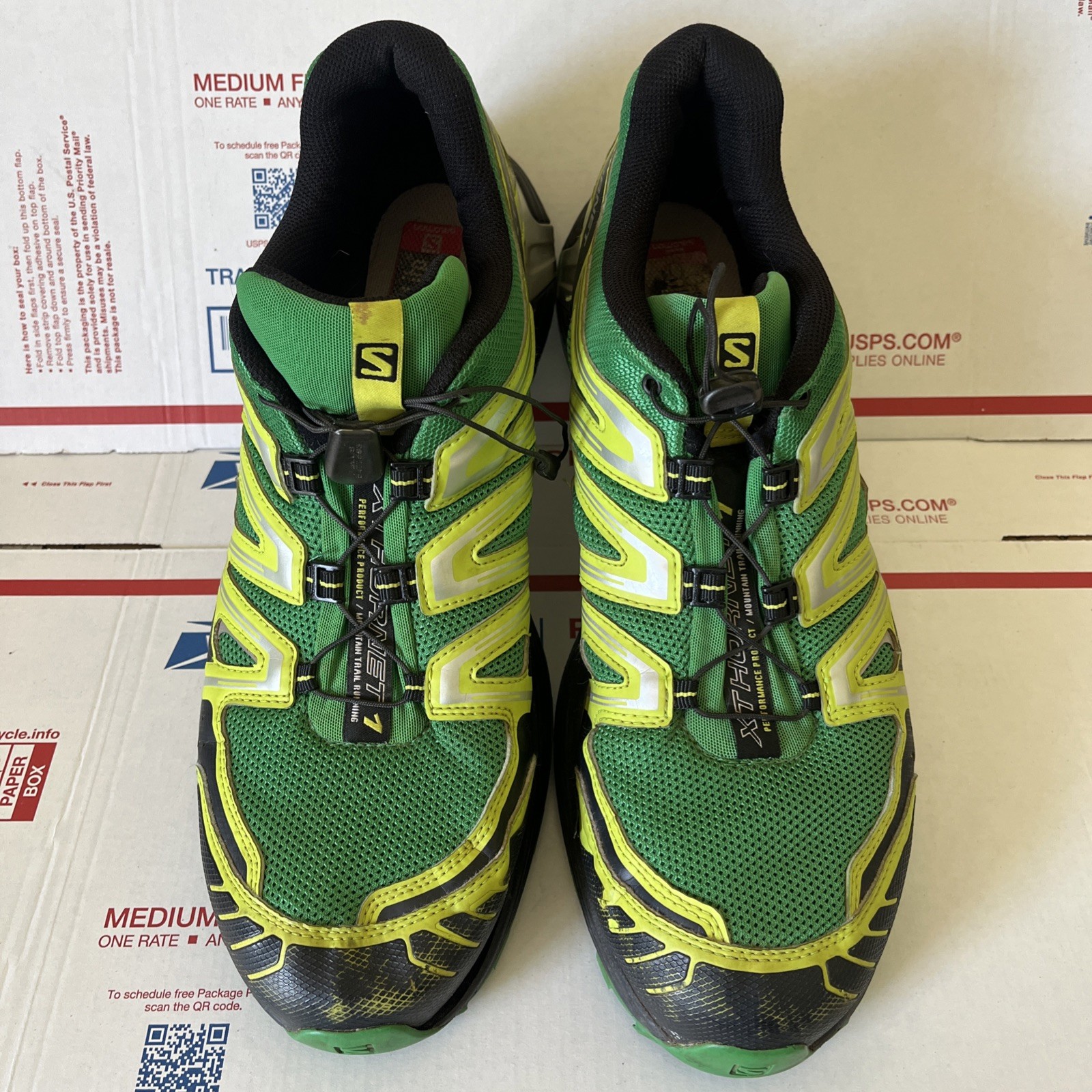 SALOMON XT HORNET 1 SCARPE DA TRAIL RUNNING da uomo taglia 13 5 usate