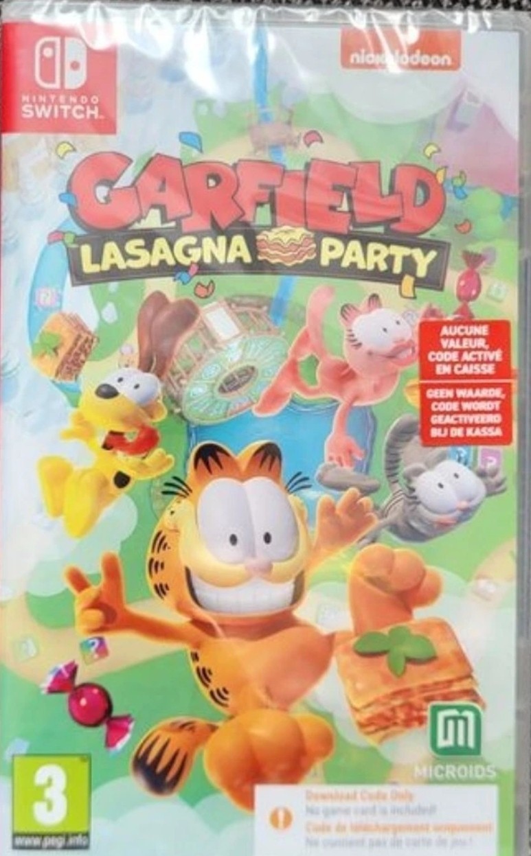 Garfield Lasagna Party For Nintendo Switch Full Game Uk Pls Read Instant Message