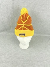 Los Angeles Lakers Hat Cap Snap Back Kids NBA Basketball Pom Beanie Youth