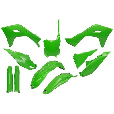 UFO Plastic Kit Set Full Complete Green KX250F X 2025-2026 KX450F X 2024-2026