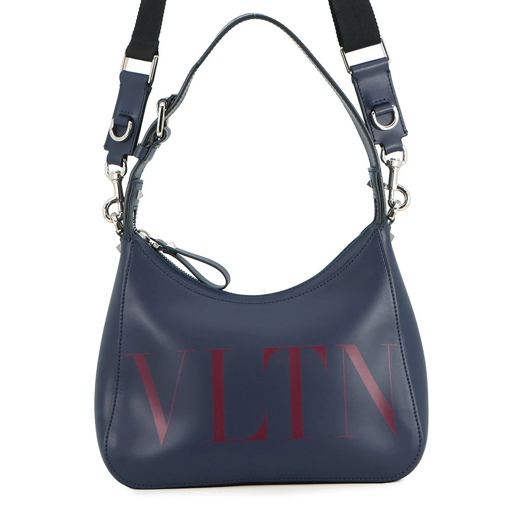 Valentino — Valentino Garavani VLTN Hobo Bag 2wayBag Leather Navy 1Y2B0B62WJW