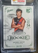 2023 SUPREMACY ROOKIE ESSENDON JAYDEN DAVEY #24/25