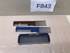 Vintage Hair Comb/ Pick Lot of 3 - Misc Styles - Estee Lauder Comare Celcon