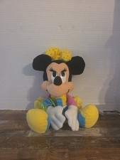 VTG 1992 Disney Mattel Teach Me Minnie Mouse Plush Stuffed Animal Retro,