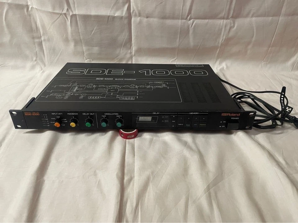 Roland SDE-1000 Digital Delay Rack Unit Tested Works Great Japan Vintage FX - Image 3 of 4
