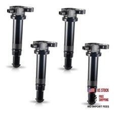 Set of 4 Ignition Coil Packs Compatible with Hyundai Kia Dodge 2006 2007 2008