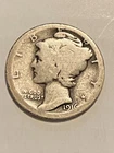 1916 S  Silver Mercury Dime