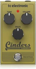 tc electronic Analog Overdrive Cinders Tube-Like Sound Blues Rock
