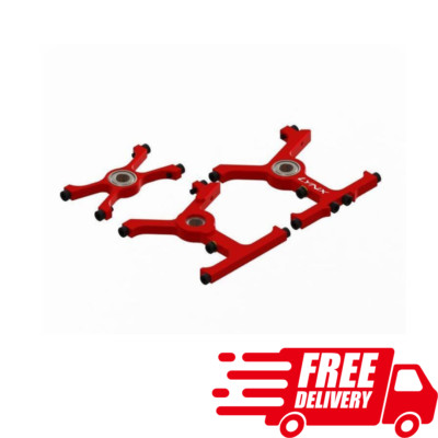 LX1582 200srx Lynx Frame CNC Bearing Block Set Red RC Helicopter Part