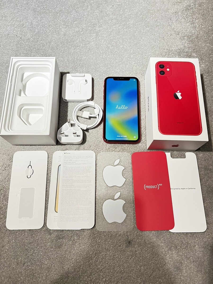 Apple iPhone 11 (PRODUCT) red. 128GB 4GLTE+ 6.1