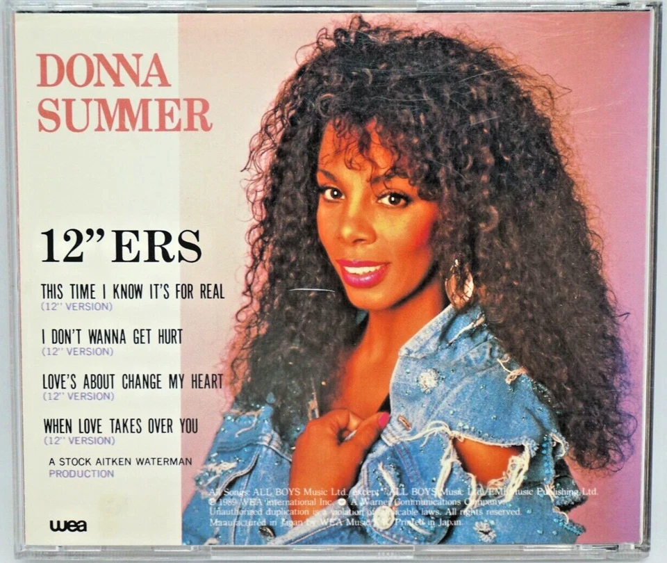 Donna Summer : 12" ERS CD Album  (JAPAN 1989 PRESS - No OBI) - RARE - Image 2 of 3