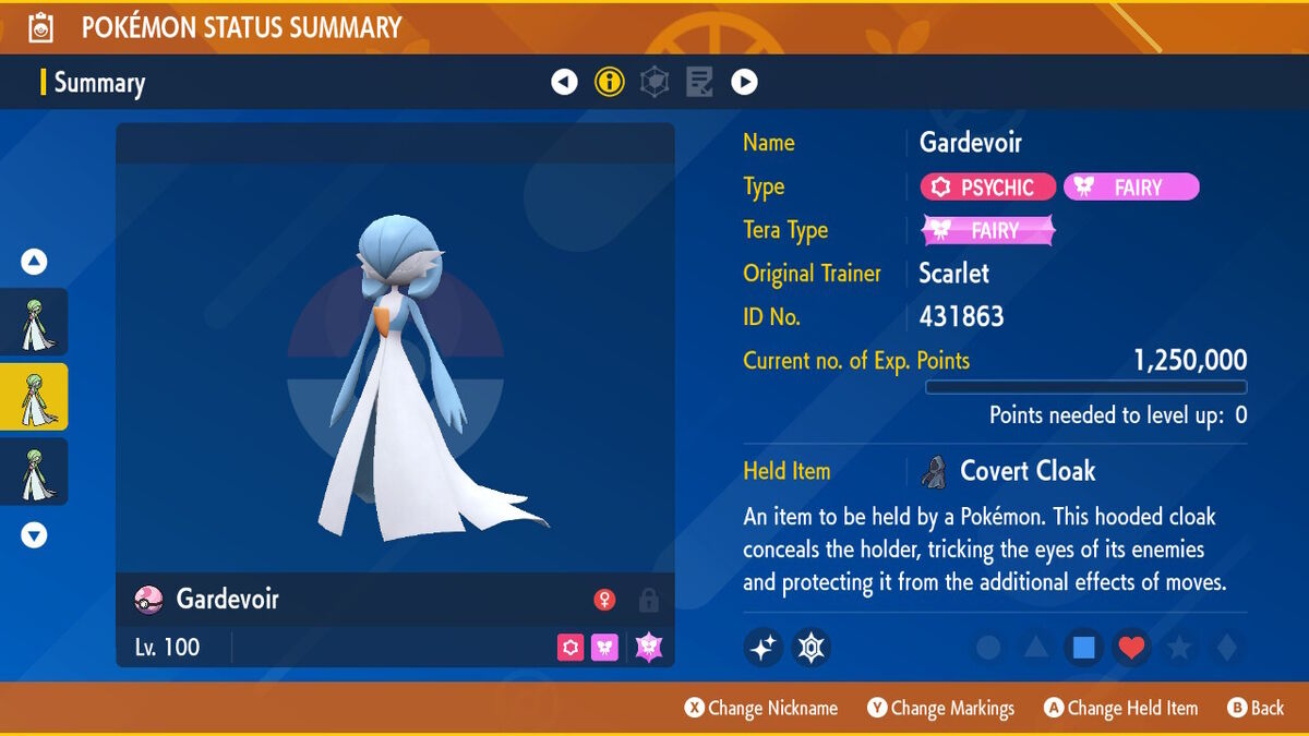 Pokemon Sword/Shield 6IV ULTRA SHINY Gardevoir w/ Psychic Seed (Timid  Nature)