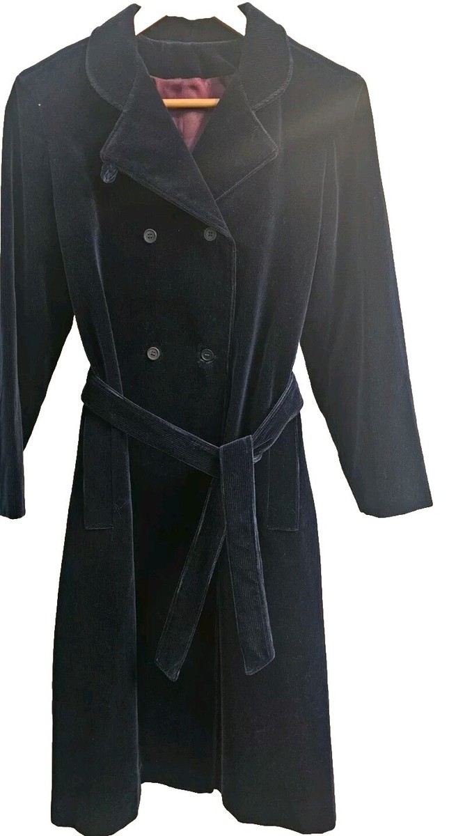【Vintage】Corduroy Over Long coat Women Thick Corduroy Coat Vintage Duster Mid-length Warm