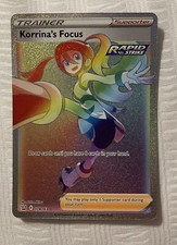 Pokémon Korrina’s Focus 174/163 Battle Styles Full Art Rainbow Secret Rare NM on eBay