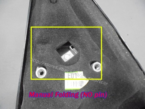 RIGHT Outside Rear View Mirror for 2005-2016 Hyundai H-100 Truck (Manual Fold) - Picture 3 of 3