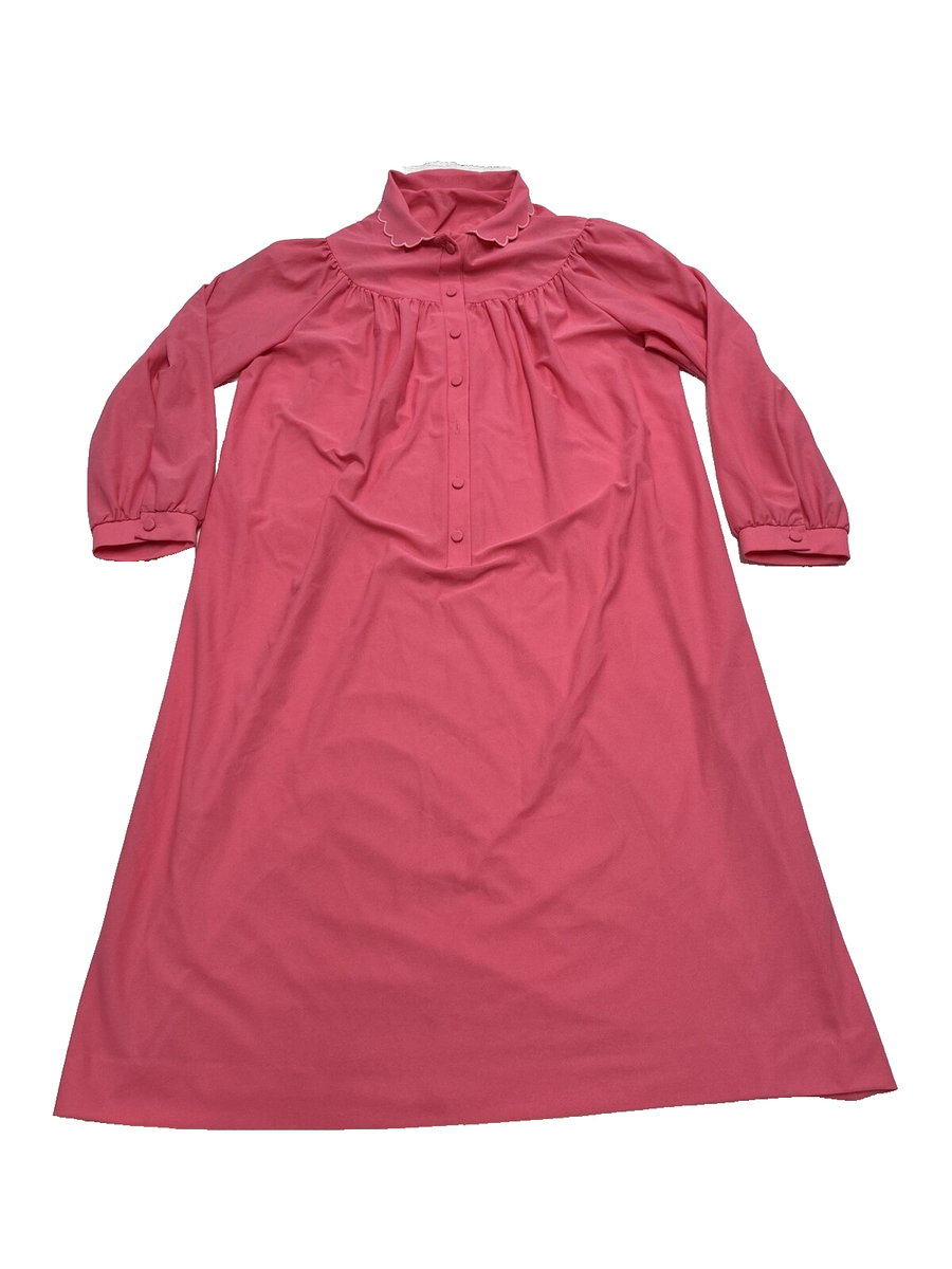 Lady Laura Tony Todd Vintage Pink Nightgown Large Women's Moo Moo