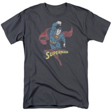 SUPERMAN DESATURATED SUPERMAN Licensed Adult Men's Graphic Tee Shirt SM-5XL