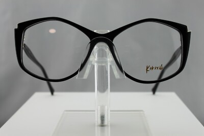 Kokoxili KK1808 C01 Shiny Black  Plastic Frame Clear Demo Lens Eyeglasses
