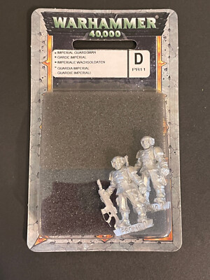 Warhammer 40k- Limited Edition Imperial Guardsman at rest 
