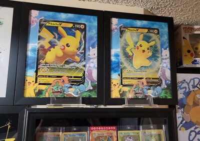 9x11 Filled Frame for Pokémon Jumbo Oversized Cards - Choose Art and Card Size