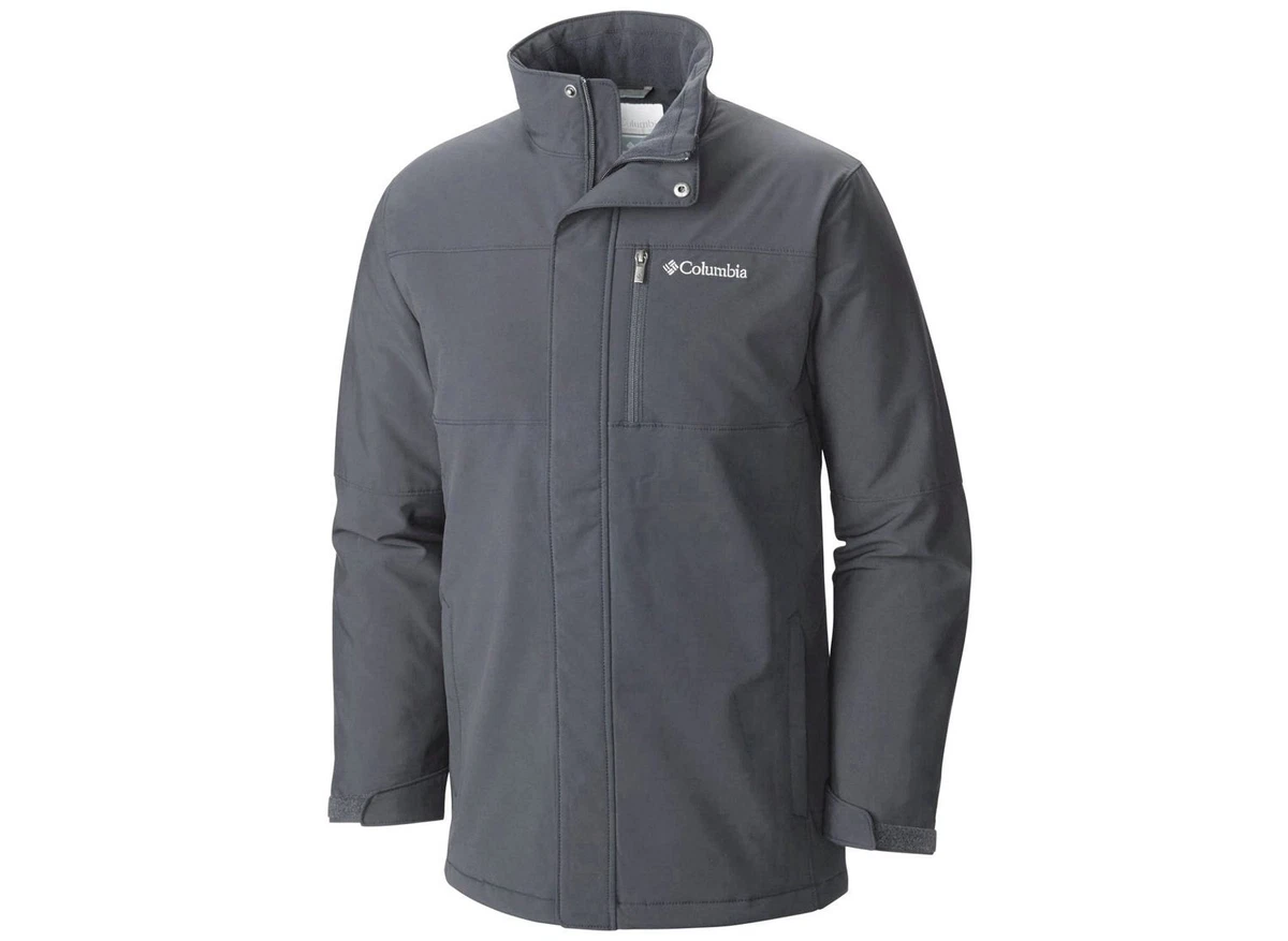 Columbia Men s STEEL LEDGE INSULATED Softshell Jacket GRAY XL XM5034 FULL ZIP