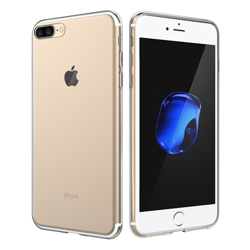 Funda Para Apple IPHONE 7 Plus 8Plus Ultrafina Silicona de Gel En Transparente - Imagen 2 de 2