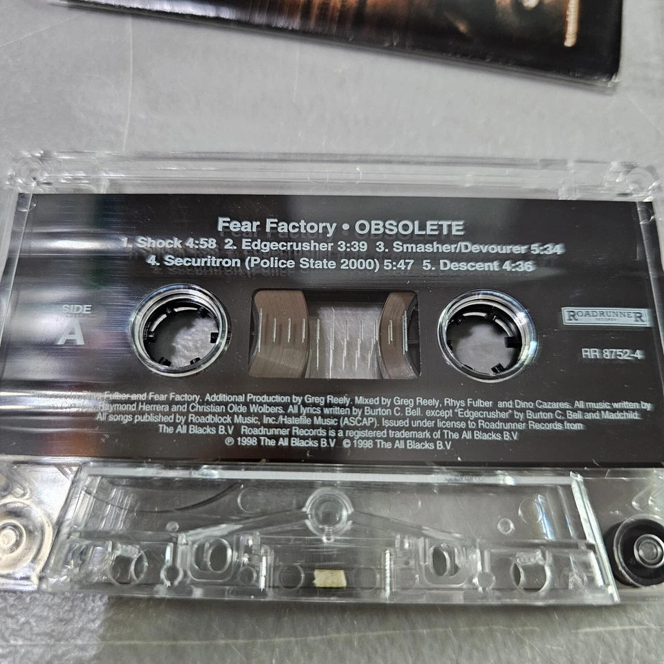 Fear Factory Obsolete Music Cassette - Image 4 of 4