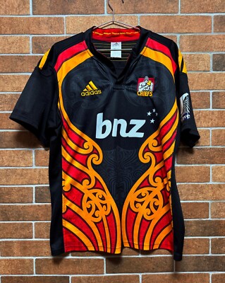 WAIKATO CHIEFS 2014/2015 RUGBY SHIRT JERSEY SUPER MAORI ADIDAS SIZE XL  A95863