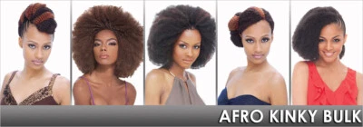 Afro Kinky Bulk 24"inches synthetic kanekalone fiber for twist, crochet, plait