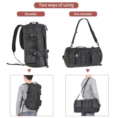 Outdoo Large Capacity Backpack CUBE Fishing Bags Shoulder Crossbody Rucksack - Picture 10 of 12