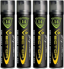 Vector 14X Filtered Premium Refined Fuel Butane Gas Refill (320Ml) 4 Cans