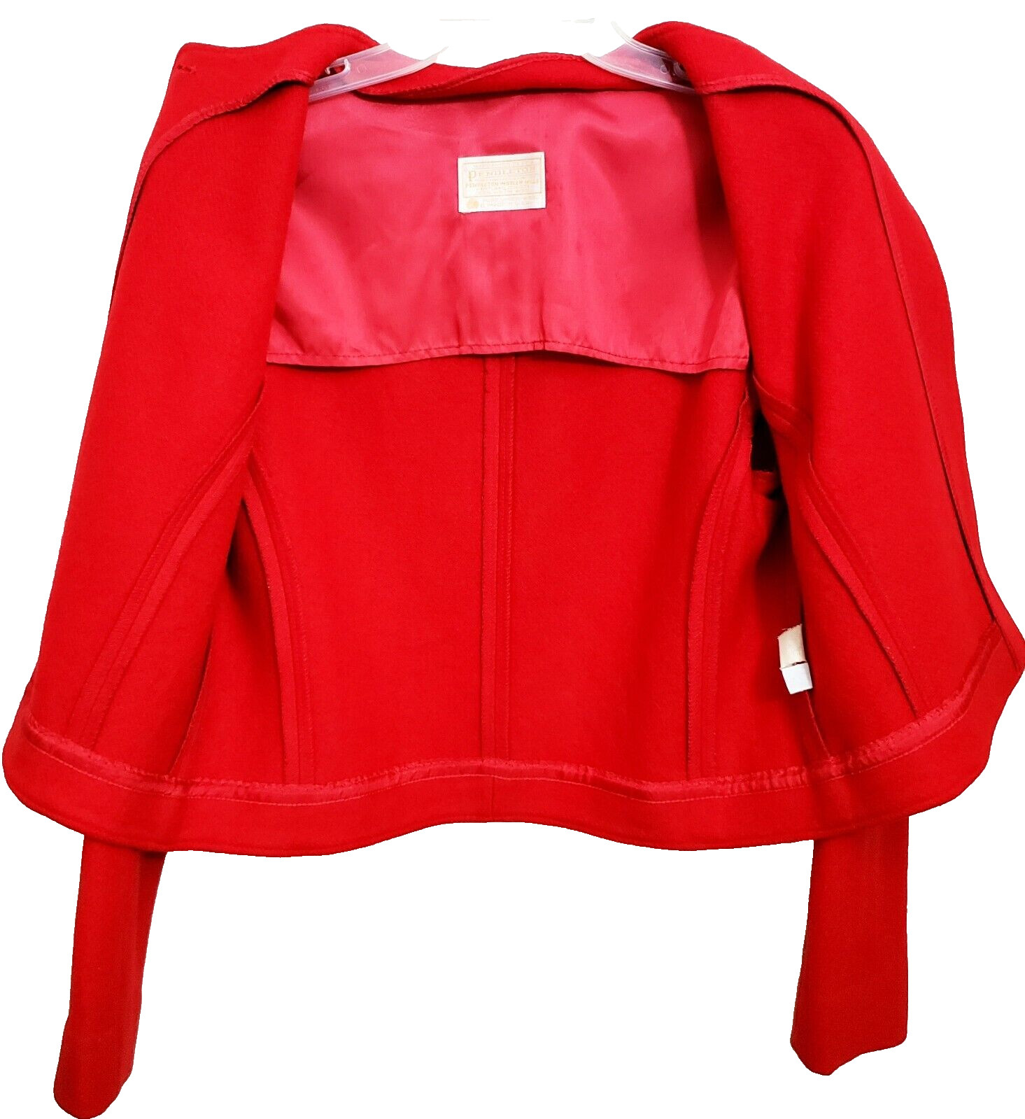 VTG Pendleton Women's Cropped Partial Lined Wool … - image 3