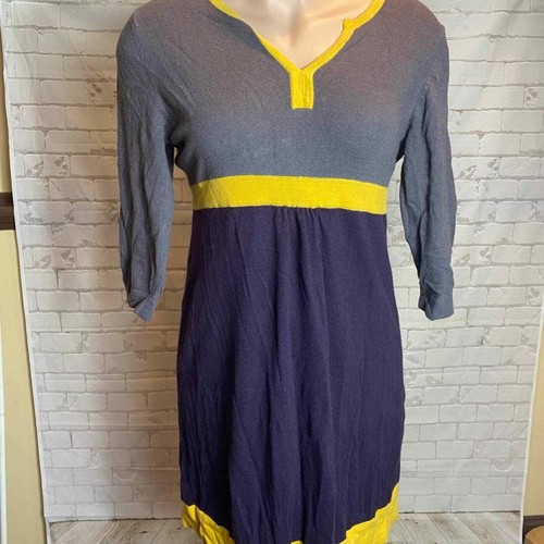 BODEN Color Block Sweater Dress Size 16 
